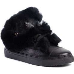 Sneakersy EVA MINGE - EM-08-06-000380 601. Czarne półbuty damskie Eva Minge, na co dzień, bez wzorów, ze skóry, bez obcasa, na płaskiej podeszwie, bez zapięcia. W wyprzedaży za 329,00 zł.