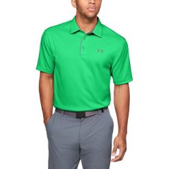 Under Armour Tech™ Polo Koszulka Zielony. Zielone podkoszulki męskie Under Armour, m, bez wzorów, z poliesteru, bez rękawów. Za 188,95 zł.