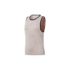 Topy na ramiączkach / T-shirty bez rękawów Reebok Sport Koszulka bez rękawów Cardio Performance. Szare topy damskie Reebok Sport, s, bez wzorów, bez kołnierzyka, bez rękawów, bez kaptura, climacool (adidas). Za 139,00 zł.