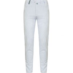 Spodnie CHERVO SETTIMO. Niebieskie spodnie męskie Chervo, s, w kratkę, z tkaniny, eleganckie. Za 770,00 zł.