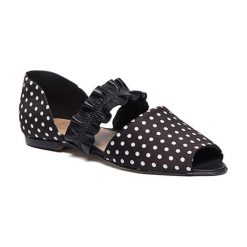 Baleriny w kolorze czarnym ze wzorem. Baleriny damskie Tosca Blu, Bagatt. W wyprzedaży za 229,95 zł.