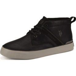 U.S. POLO ASSN. tenisówki męskie do kostki Tyrell Club ANSON7105W9/Y1 44 czarne. Czarne trampki męskie U.S. Polo Assn., bez wzorów, bez zapięcia. Za 389,00 zł.