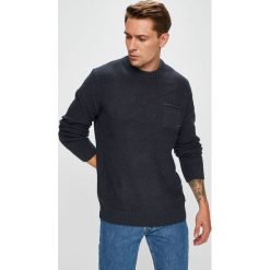 Quiksilver - Sweter. Niebieskie swetry męskie Quiksilver, m, bez wzorów, z bawełny, z okrągłym kołnierzem, bez kaptura. W wyprzedaży za 199,90 zł.