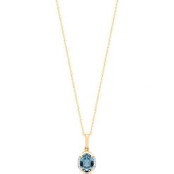 Zjawiskowy Wisiorek Złoty - złoto żółte 585, Diament 0,02ct. Żółte wisiorki damskie W.KRUK, złote. Za 699,00 zł.