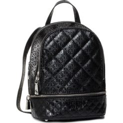 Plecak GUESS - Queenie (SY) HWSY76 66320 BLA. Czarne plecaki damskie Guess, z aplikacjami, ze skóry ekologicznej. W wyprzedaży za 439,00 zł.