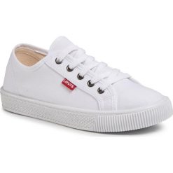 Tenisówki Levi's® 225849-1733-50. Białe półbuty damskie bez wzorów, bez zapięcia. Za 159,00 zł.