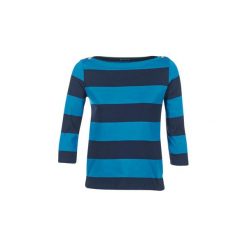 Bluzy Petit Bateau LEAMI. Niebieskie bluzy damskie Petit Bateau, s, bez wzorów, bez rękawów, bez kaptura. Za 129,50 zł.