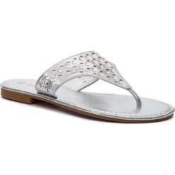 Japonki BASSANO - WP01-0612 Silver. Szare klapki damskie Bassano, bez wzorów, z tworzywa sztucznego, bez obcasa, na obcasie. Za 49,99 zł.