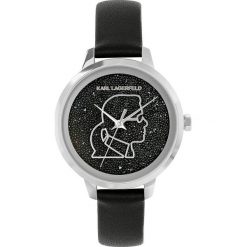Karl Lagerfeld - Zegarek 5552725. Czarne zegarki damskie KARL LAGERFELD, ze stali. Za 549,90 zł.
