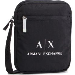Saszetka ARMANI EXCHANGE - 952102 CC511 00020 Nero. Czarne torby męskie skórzane Armani Exchange, bez wzorów, z materiału, młodzieżowe. W wyprzedaży za 229,00 zł.