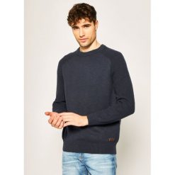 Sweter Pepe Jeans Teo PM701989. Brązowe swetry męskie Pepe Jeans, xl, bez wzorów, z bawełny, klasyczne, z klasycznym kołnierzykiem, bez kaptura. W wyprzedaży za 219,00 zł.