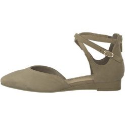 Tamaris Damskie Sandały 39 Brązowe. Pomarańczowe sandały damskie Tamaris, bez wzorów, eleganckie, bez obcasa, bez zapięcia. Za 200,00 zł.
