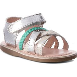 Sandały GIOSEPPO - Molly 38731-47 Silver/Multicolor. Szare sandały dziewczęce Gioseppo, ze skóry, bez zapięcia. W wyprzedaży za 109,00 zł.