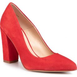 Półbuty SOLO FEMME - 14101-82-G13/000-04-00 Czerwony. Czerwone półbuty damskie Solo Femme, bez wzorów, ze skóry, bez obcasa, na obcasie, bez zapięcia. Za 339,00 zł.