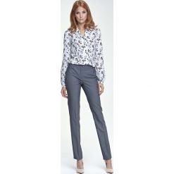 Szare Spodnie Eleganckie w Kant. Szare spodnie damskie Molly.pl, xl. W wyprzedaży za 110,42 zł.