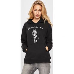 Vans - Bluza x Harry Potter. Czarne bluzy damskie Vans, s, z nadrukiem, z bawełny, bez rękawów, z kapturem. Za 289,90 zł.