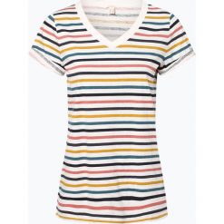 Esprit Casual - T-shirt damski z dodatkiem lnu, beżowy. Brązowe t-shirty damskie Esprit Casual, m, bez wzorów, z bawełny, casualowe, bez kołnierzyka. Za 69,95 zł.