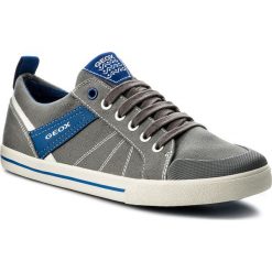 Sneakersy GEOX - J Kilwi B. E J82A7E 01054 C0069 D Grey/Royal. Szare półbuty damskie marki Geox, na sznurówki. W wyprzedaży za 179,00 zł.
