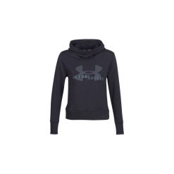 Bluzy Under Armour COTTON FLEECE SPORTSTYLE LOGO HOODIE. Czarne bluzy damskie Under Armour, s, bez wzorów, bez rękawów, bez kaptura. Za 203,20 zł.