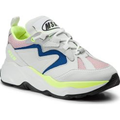 Sneakersy MSGM - Attack Sneakers 2642MDS2086 700 12 Biały Kolorowy. Białe półbuty damskie MSGM, na co dzień, bez wzorów, ze skóry, bez obcasa, na płaskiej podeszwie, bez zapięcia. W wyprzedaży za 929,00 zł.