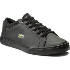 Sneakersy LACOSTE - Straightset Bl 1 Spj 7-32SPJ0103024 Blk. Czarne trampki chłopięce Lacoste, z materiału, na sznurówki. Za 329,99 zł.