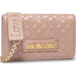 Torebka LOVE MOSCHINO - JC4010PP1ALA0600 Rosa. Różowe torebki klasyczne damskie Love Moschino, bez wzorów, ze skóry ekologicznej, wizytowe, bez dodatków. W wyprzedaży za 479,00 zł.