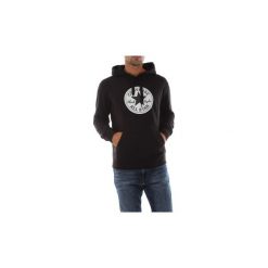 Bluzy Converse 10018633 FLEECE HOOD. Czarne bluzy męskie Converse, s, bez wzorów, bez kołnierzyka, bez rękawów, bez kaptura. Za 297,29 zł.
