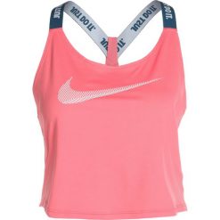 Nike Performance DRY TANK ELASTIKA Koszulka sportowa sea coral/blue force/white. Pomarańczowe topy sportowe damskie marki Nike Performance, xl, z materiału. Za 129,00 zł.