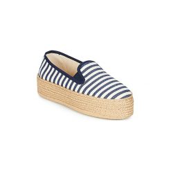 Espadryle Betty London GROMY. Niebieskie espadryle damskie Betty London, bez wzorów, bez obcasa. Za 175,20 zł.