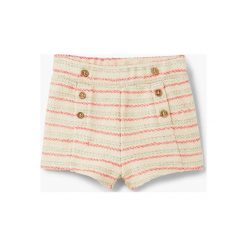 Mango Kids - Szorty dziecięce Lolita 80-104 cm. Szare spodenki dziewczęce marki Mango Kids, z bawełny, casualowe. W wyprzedaży za 49,90 zł.
