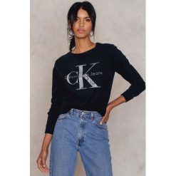 Bluzy damskie: Calvin Klein Bluza Harper True Icon Logo - Black