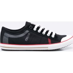 Big Star - Tenisówki. Czarne trampki męskie BIG STAR, bez wzorów, z gumy, retro, na sznurówki. W wyprzedaży za 59,90 zł.