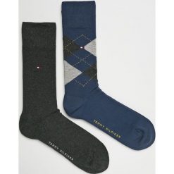Tommy Hilfiger - Skarpety (2-pack). Szare skarpetki męskie TOMMY HILFIGER, bez wzorów, z elastanu. W wyprzedaży za 45,90 zł.