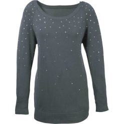 Swetry klasyczne damskie: Sweter bonprix antracytowy