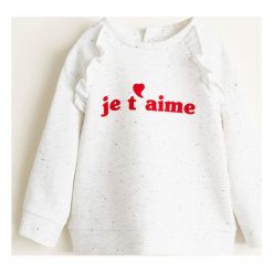 Mango Kids - Bluza dziecięca Eiffel 80-104 cm. Białe bluzy dziewczęce Mango Kids, z nadrukiem, z bawełny, bez rękawów, bez kaptura. W wyprzedaży za 45,90 zł.