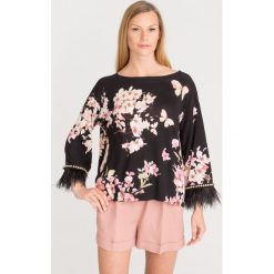 SWETER TWINSET. Czarne swetry damskie Twinset, s, bez wzorów, z bawełny, bez rękawów, bez kaptura. Za 643,30 zł.