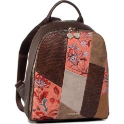 Plecak DESIGUAL - 20SAKP24 6000. Pomarańczowe plecaki damskie Desigual, bez wzorów, ze skóry ekologicznej, klasyczne. Za 349,00 zł.
