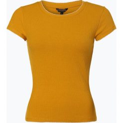 Review - T-shirt damski, żółty. Żółte t-shirty damskie Review, xs, bez wzorów, prążkowane, z kontrastowym kołnierzykiem. Za 69,95 zł.