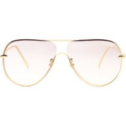 Złote Okulary Self Supporting. Żółte okulary przeciwsłoneczne damskie marki other. Za 49,99 zł.
