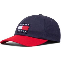 Czapka z daszkiem TOMMY JEANS - Tjw Heritage Cap AW0AW08577 0GY. Niebieskie czapki damskie Tommy Jeans, bez wzorów, z bawełny. Za 179,00 zł.