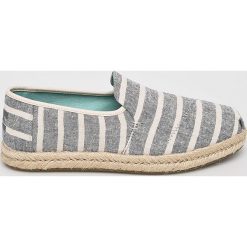 Toms - Espadryle Deconstructed Alpargata Rope. Szare espadryle damskie Toms, bez wzorów, z gumy, bez obcasa, na obcasie. W wyprzedaży za 219,90 zł.