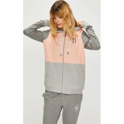 Roxy - Bluza. Szare bluzy damskie z kieszeniami marki Roxy, s, z bawełny, z kapturem. W wyprzedaży za 199,90 zł.