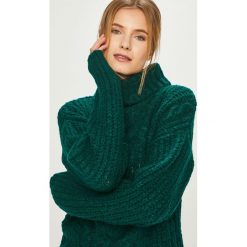 Answear - Sweter. Zielone swetry damskie ANSWEAR, s, bez wzorów, z wełny, bez rękawów, bez kaptura. W wyprzedaży za 99,90 zł.