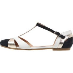 Buty damskie: mint&berry Baleriny z zapięciem blue/white