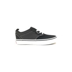 Buty Dziecko Vans ATWOOD SLIP-ON. Czarne trampki dziewczęce marki Vans, bez wzorów, bez zapięcia. Za 229,70 zł.