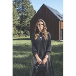 Antracytowy Sweter Oversize Journey. Szare swetry damskie Veva, na zimę, s, z wełny, sportowe. Za 159,00 zł.
