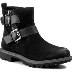 Botki TAMARIS - 1-25411-29 Black 001. Czarne botki damskie na obcasie marki Tamaris, z materiału. W wyprzedaży za 229,00 zł.