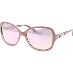 Okulary przeciwsłoneczne "GU7452" w kolorze jasnoróżowym. Różowe okulary przeciwsłoneczne damskie marki Hugo Boss, Valentino, Guess, wakacyjne. W wyprzedaży za 169,95 zł.