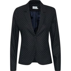 Blezer "Maje" w kolorze granatowym. Niebieskie bolerka i narzutki damskie Kaffe, bez wzorów, bez rękawów. W wyprzedaży za 177,95 zł.