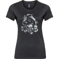 Koszulka "Element" w kolorze czarnym. Czarne bluzki sportowe damskie Odlo Women, s, z nadrukiem, z okrągłym kołnierzem, bez rękawów, bez kaptura. W wyprzedaży za 89,95 zł.